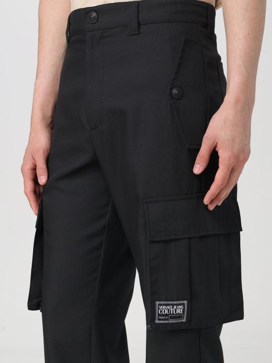 25SS 베르사체 스트레이트 팬츠 78GAA108N0441 899 Black - VERSACE