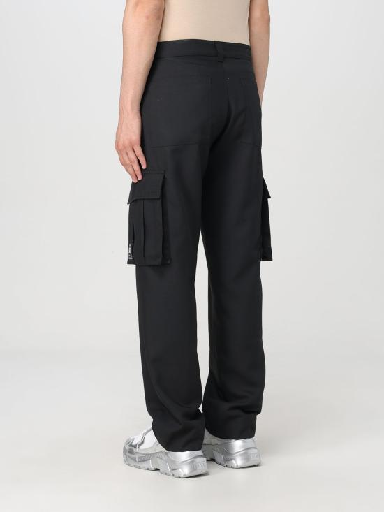25SS 베르사체 스트레이트 팬츠 78GAA108N0441 899 Black - VERSACE