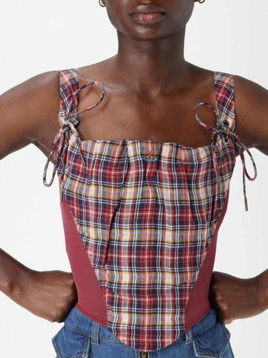 25SS 비비안웨스트우드 민소매 티셔츠 15030047W013R O202 Multicolor - VIVIENNE WESTWOOD