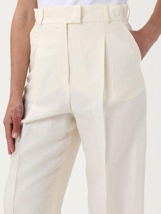 25FW 막스마라 팬츠 2511131019600 001 Ivory - MAX MARA