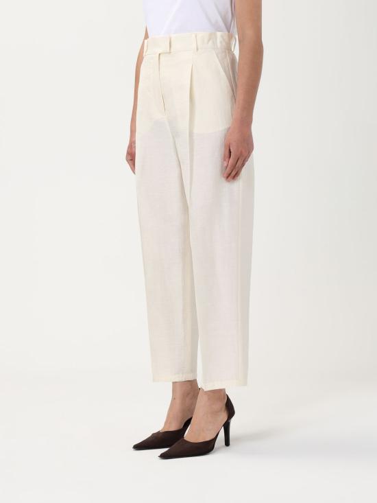 25FW 막스마라 팬츠 2511131019600 001 Ivory - MAX MARA