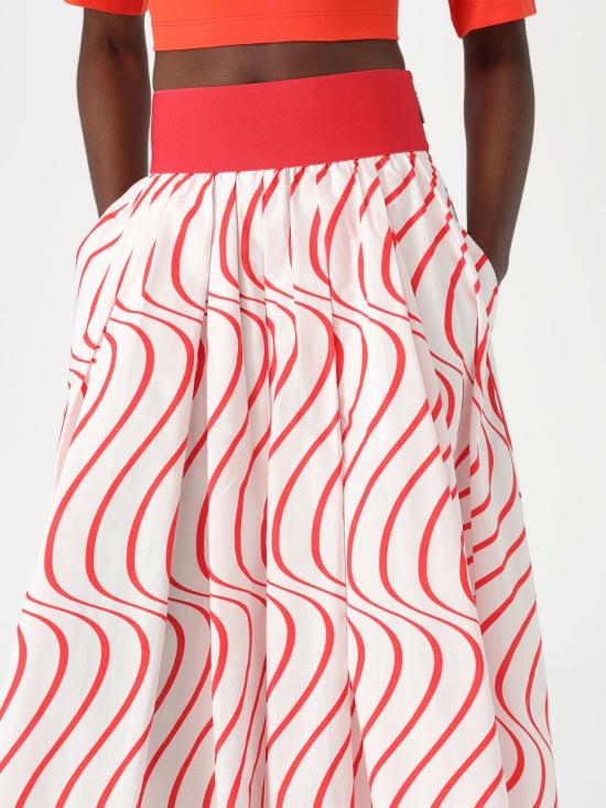 25SS 엠에스지엠 스커트 3842MDD09257352 18 Red - MSGM