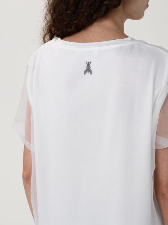 25SS 파트리지아페페 반팔 티셔츠 8M1681J051 W146 White - PATRIZIA PEPE