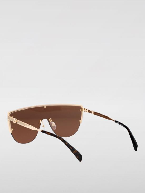 26SS 알렉산더 맥퀸 선글라스 AM0457S 002 Gold - ALEXANDER MCQUEEN
