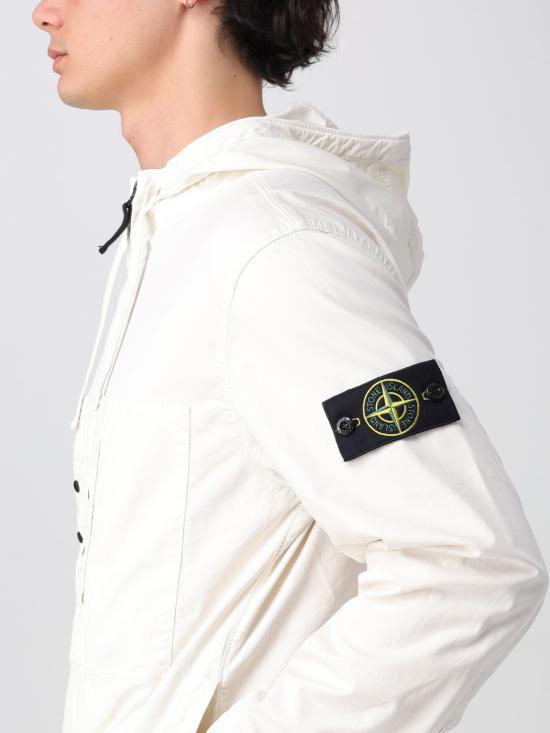 25FW 스톤 아일랜드 자켓 4100091S0010 V0093 Ivory - STONE ISLAND