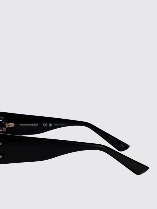 25FW 알렉산더 맥퀸 선글라스 AM0471S 001 Black - ALEXANDER MCQUEEN