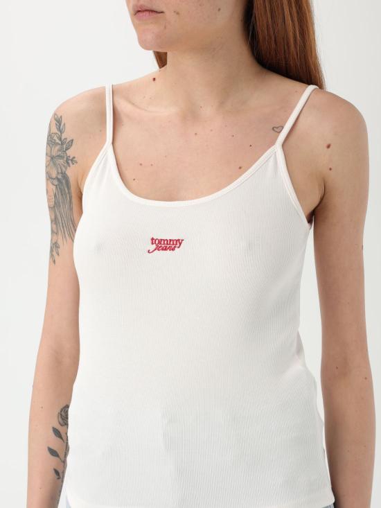 25SS 토미진 민소매 티셔츠 DW0DW20241 YBH Gnawed Blue - TOMMY JEANS