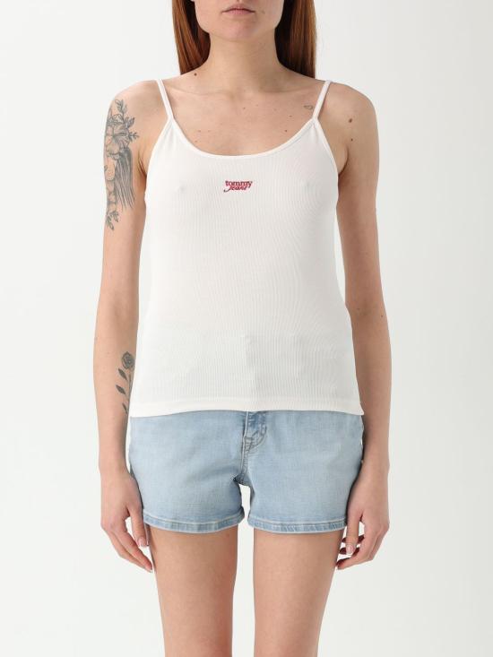 25SS 토미진 민소매 티셔츠 DW0DW20241 YBH Gnawed Blue