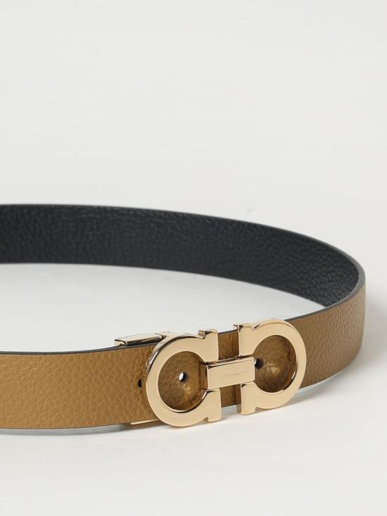 25SS 살바토레 페라가모 레귤러 벨트 0780382 OCRANERO Ocher - SALVATORE FERRAGAMO