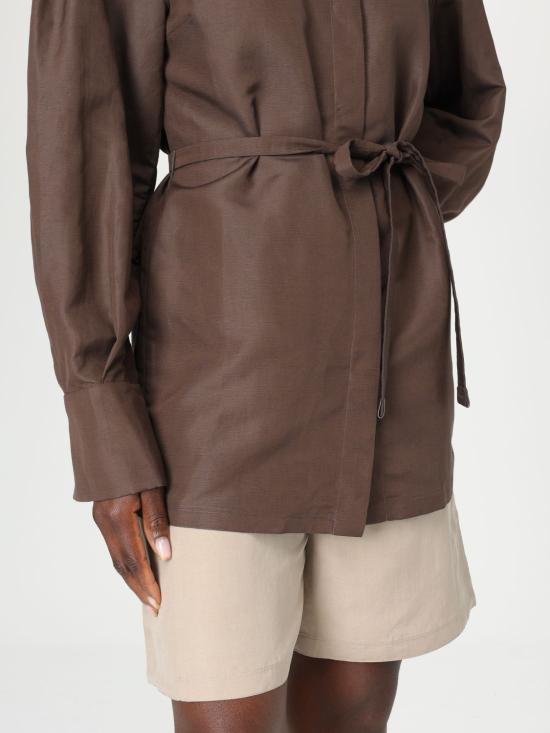 25FW 막스마라 셔츠 2511191039600 002 Coffee - MAX MARA