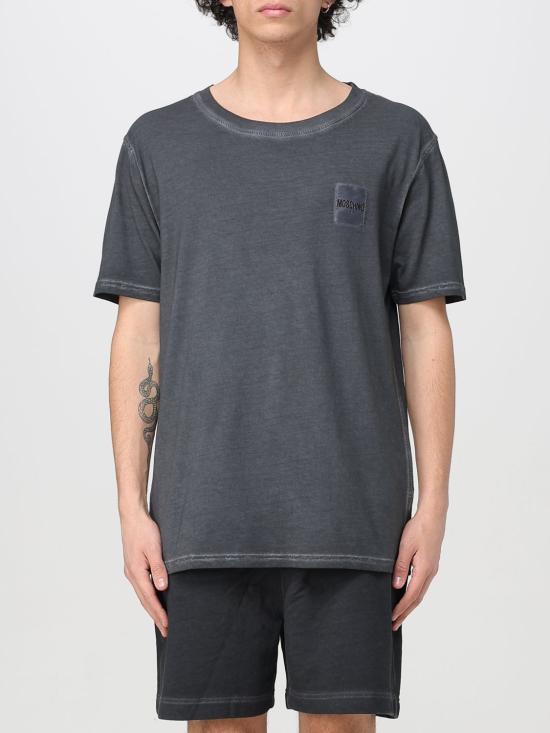 25SS 모스키노 반팔 티셔츠 07069418 0499 Grey