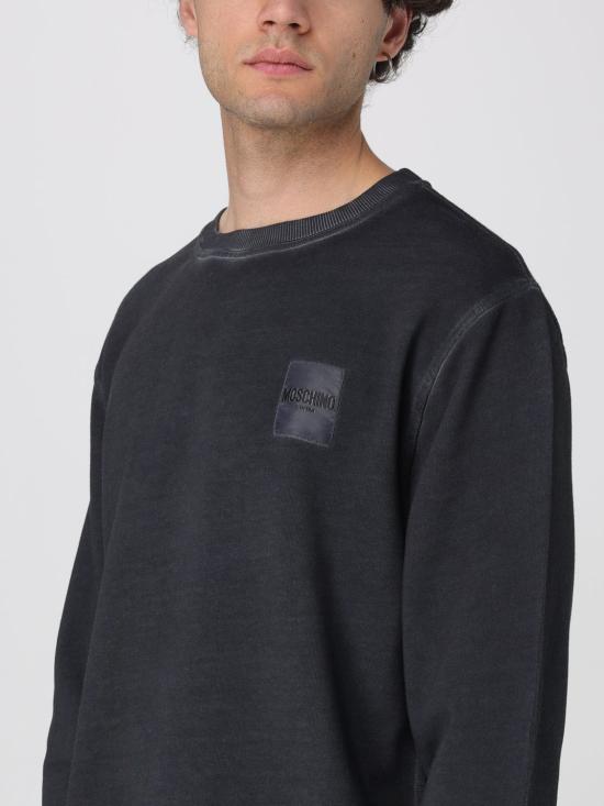 25SS 모스키노 긴팔 티셔츠 17049419 0499 Grey - MOSCHINO