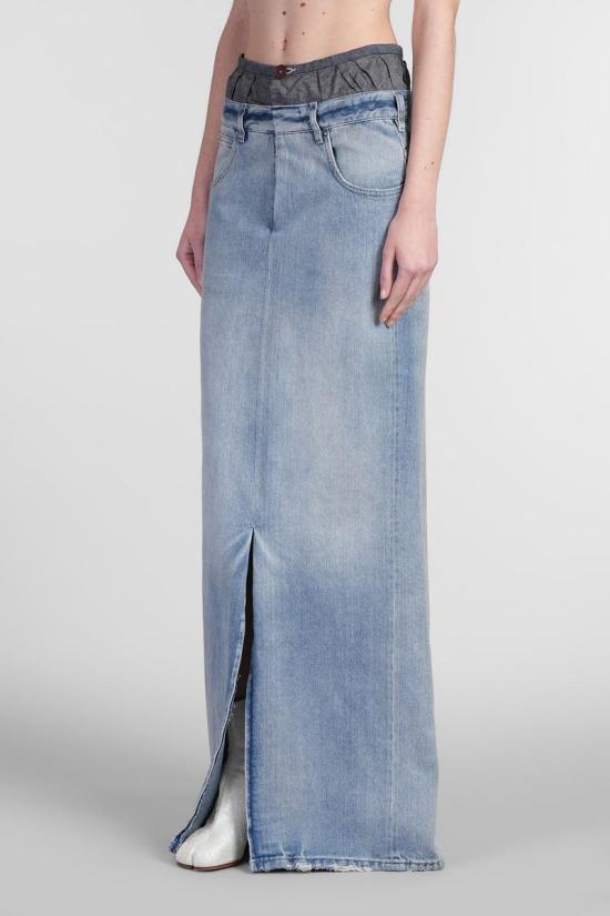 25SS 마르지엘라 스커트 415223 S51MI0006S30383 BLUE - MAISON MARGIELA