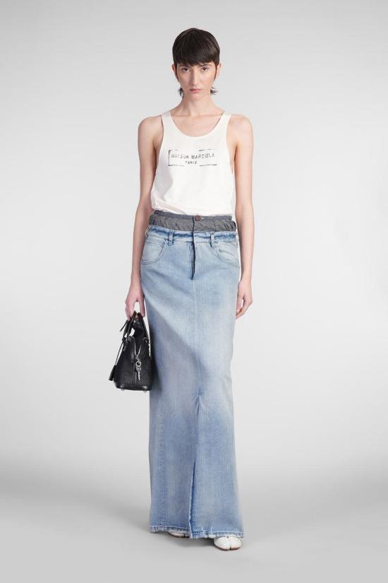 25SS 마르지엘라 스커트 415223 S51MI0006S30383 BLUE - MAISON MARGIELA