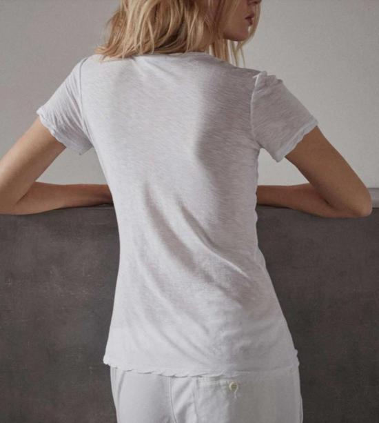  제임스펄스 반팔 티셔츠 제임스 퍼스 시어 슬럽 V넥 티셔츠 - JAMES PERSE