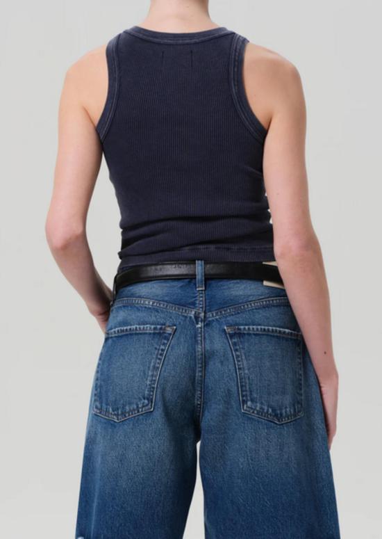  씨오에이치 민소매 티셔츠 코 이사벨 미네랄 리브 탱크 네이비 - COH