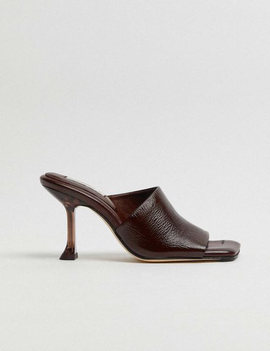  미스타 뮬/슬리퍼 미리 뮬 브라운 - MIISTA