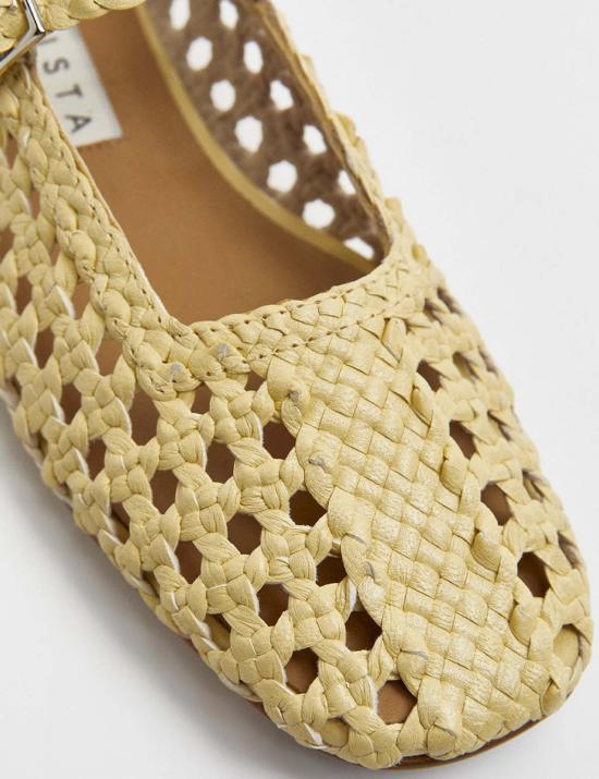  미스타 플랫 슈즈 Miista Yeida 버터 발레리나 - MIISTA