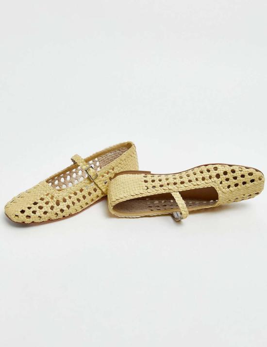  미스타 플랫 슈즈 Miista Yeida 버터 발레리나 - MIISTA