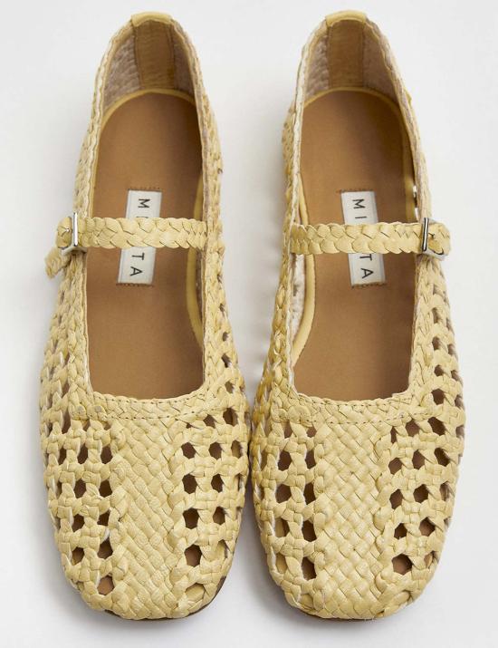  미스타 플랫 슈즈 Miista Yeida 버터 발레리나 - MIISTA