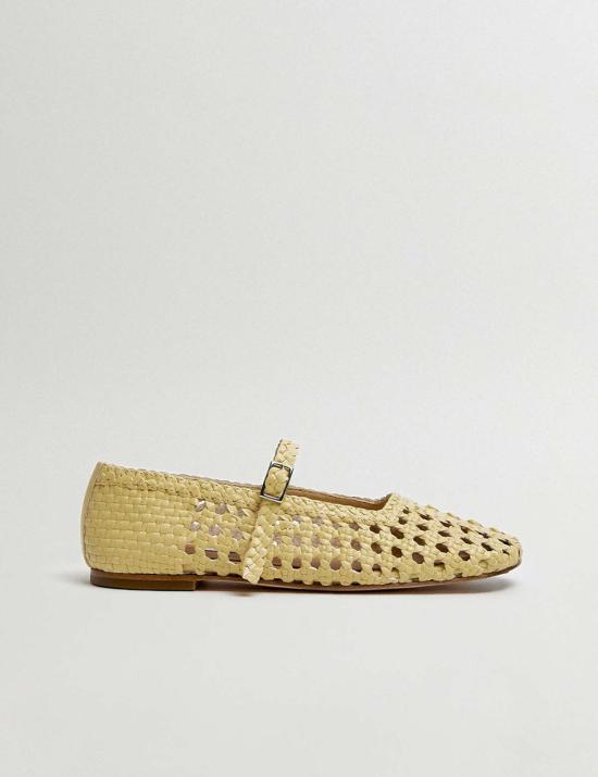  미스타 플랫 슈즈 Miista Yeida 버터 발레리나 - MIISTA