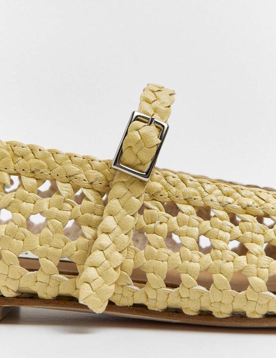  미스타 플랫 슈즈 Miista Yeida 버터 발레리나 - MIISTA