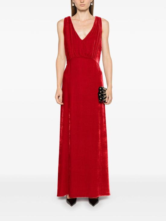 25FW 파로쉬 롱 원피스 D725473RELUR24009 Red - PAROSH