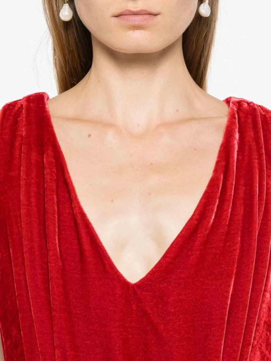 25FW 파로쉬 롱 원피스 D725473RELUR24009 Red - PAROSH