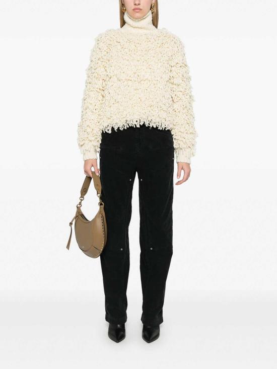  이자벨마랑 스트레이트 팬츠 PA0432FBB4G03I02FK Black - ISABEL MARANT