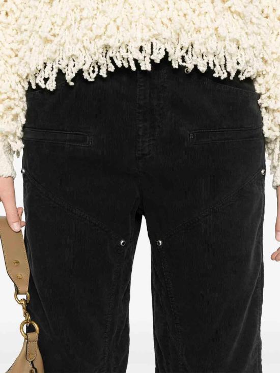  이자벨마랑 스트레이트 팬츠 PA0432FBB4G03I02FK Black - ISABEL MARANT