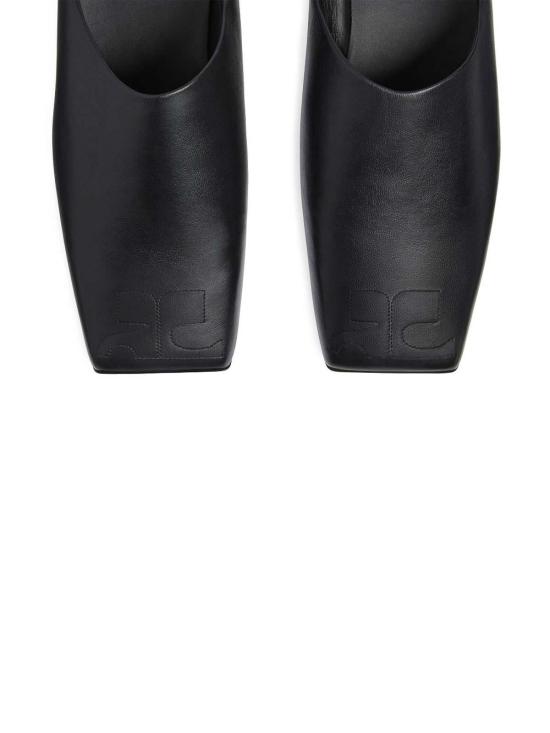 25SS 쿠레쥬 뮬/슬리퍼 125SCS108AG00309999 Black - COURREGES