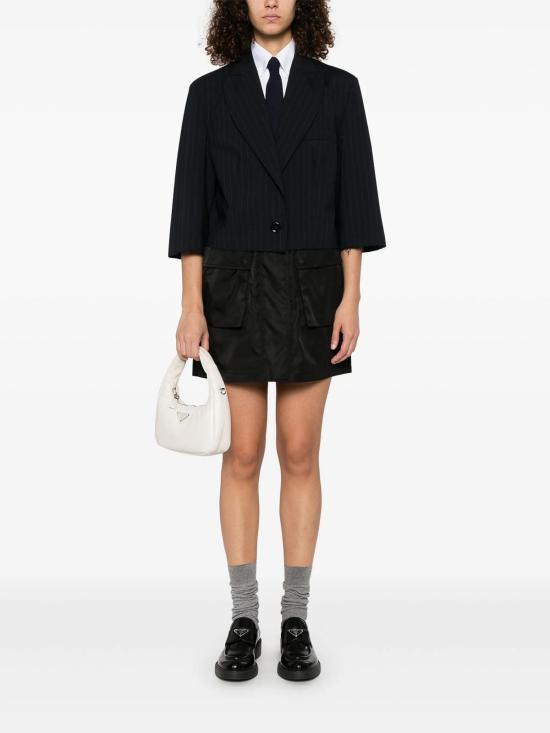  프라다 숏 원피스 21H002SOOO1WQ8F0002 Black - PRADA