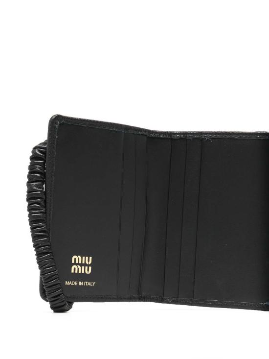 25FW 미우미우 지갑 5MC1032CSKF0002 Black - MIU MIU
