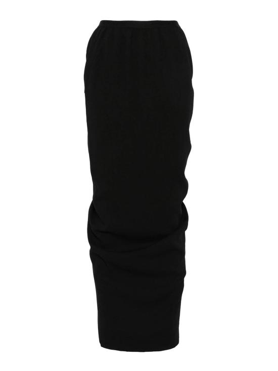  릭 오웬스 롱 스커트 RO02D3383WA09 Black