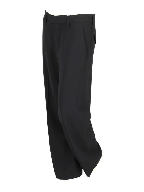  앤 드뮐미스터 스트레이트 팬츠 B0011425FA342099 Black - ANN DEMEULEMEESTER