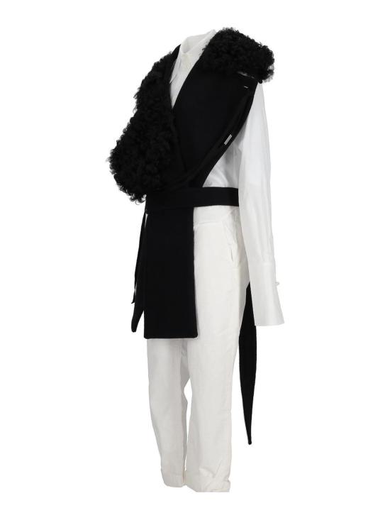  앤 드뮐미스터 머플러/스카프 B0012309FA510099 Black - ANN DEMEULEMEESTER