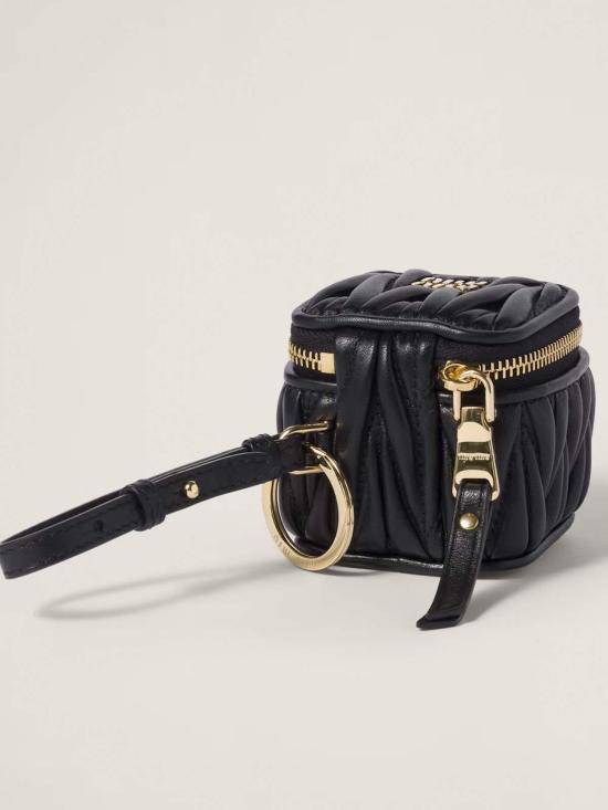  미우미우 키링 5TL527AFPPF0002 Black - MIU MIU