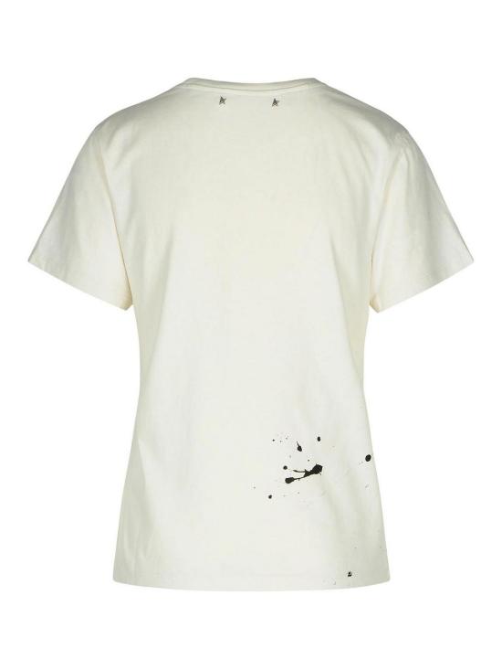  골든구스 반팔 티셔츠 GWP02008P00162611945 White - GOLDEN GOOSE