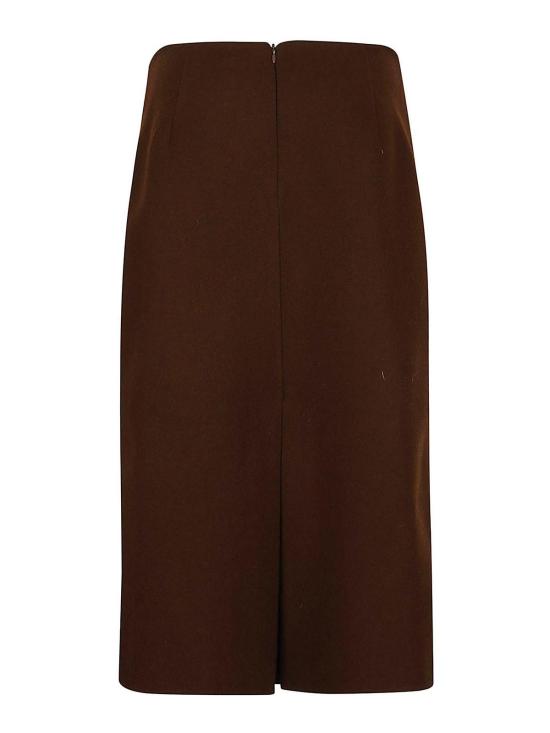  에르마노 설비노 미디 스커트 D452O316HNG91241 Brown - ERMANNO SCERVINO