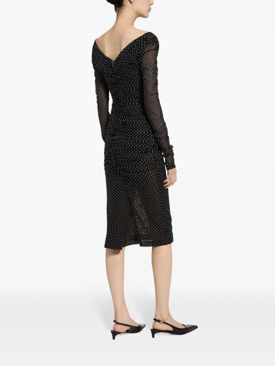 25FW 돌체앤가바나 미디 스커트 F6JIYTFSRP1HN56W Black - DOLCE & GABBANA