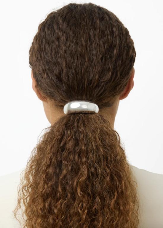  리에 스튜디오 헤어 액세서리 LiÉ Studio Thea 헤어 타이 실버