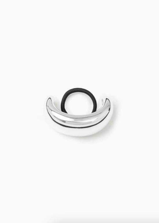  리에 스튜디오 헤어 액세서리 LiÉ Studio Thea 헤어 타이 실버 - LIE STUDIO