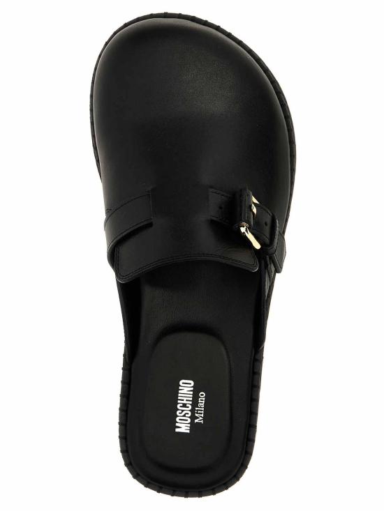  모스키노 뮬/슬리퍼 MB10152G0MGA0000 Black - MOSCHINO