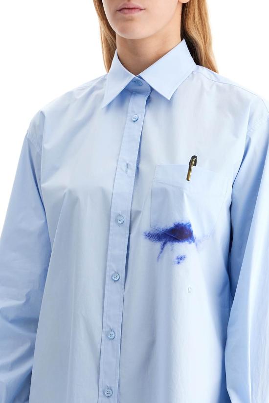  모스키노 탑 251735DCW000003 4293 light blue - MOSCHINO