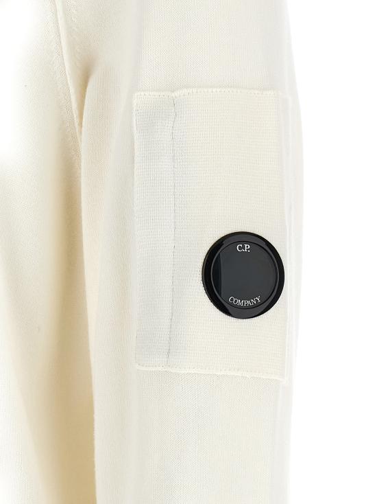 25FW 씨피 컴퍼니 긴팔 티셔츠 18CMKN074A004037A103 White - C.P. COMPANY