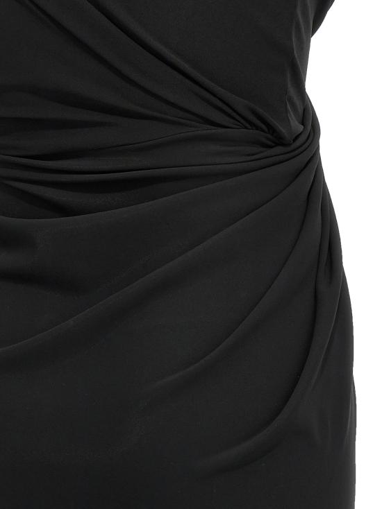 25SS 발렌시아가 미디 원피스 831200TRV231000 Black - BALENCIAGA
