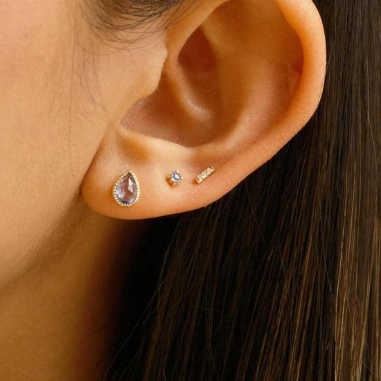  제니 권 디자인스 이어링 제니 권, 블루 사파이어 렌토  디자인 - JENNIE KWON DESIGNS