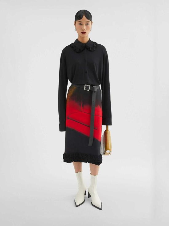 25SS 질샌더 긴팔 티셔츠 J03DL0192J20227 001 Black - JIL SANDER