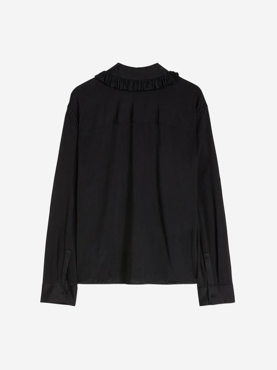 25SS 질샌더 긴팔 티셔츠 J03DL0192J20227 001 Black