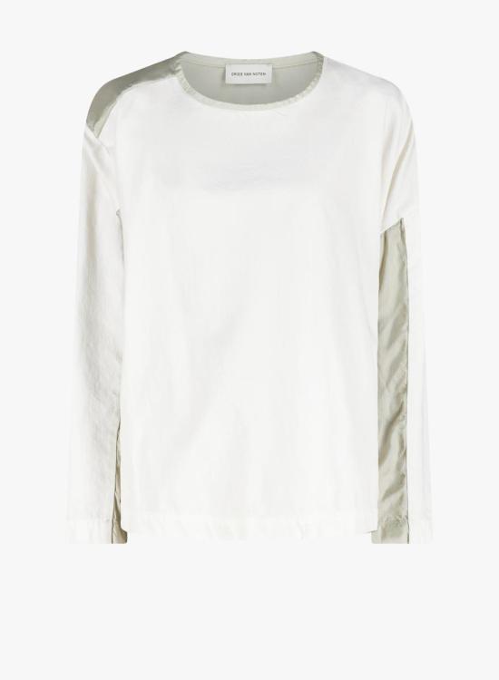 25SS 드리스 반 노튼 블라우스 2510107271553 58114 8 OFF WHITE